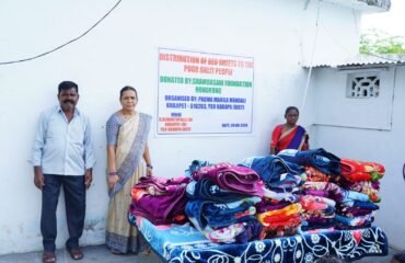 Distribution of Blankets for poor people