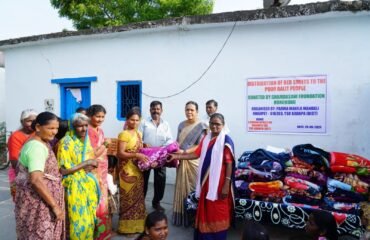 Distribution of Blankets for poor people